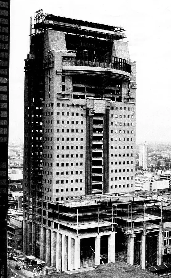 Under construction; June 21, 1984