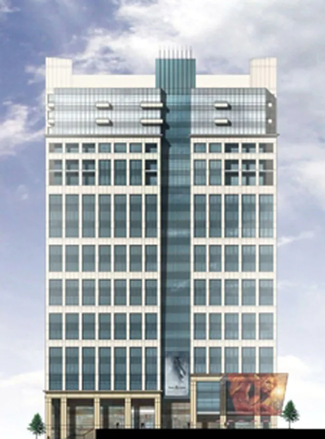 View from the north of 2007 version