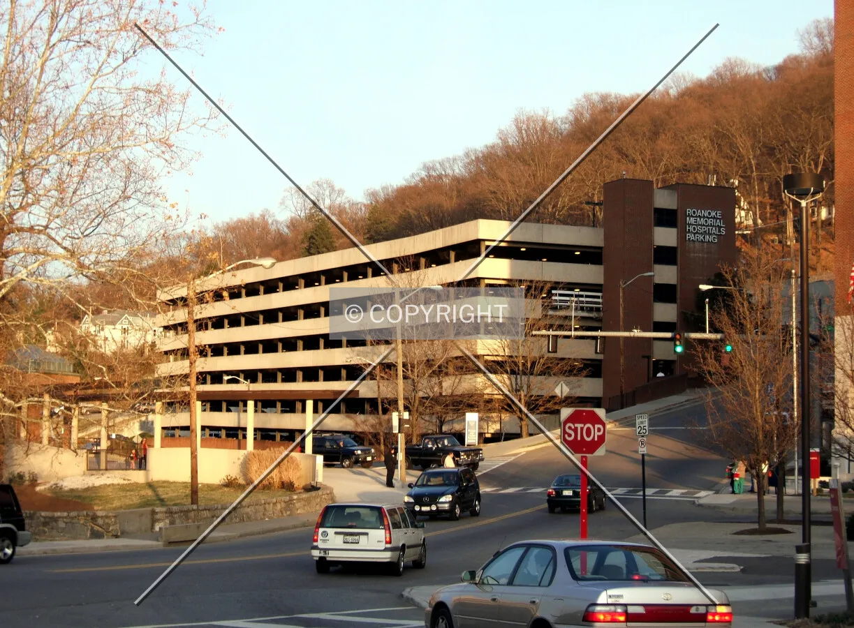 View from the southwest along Belleview Avenue