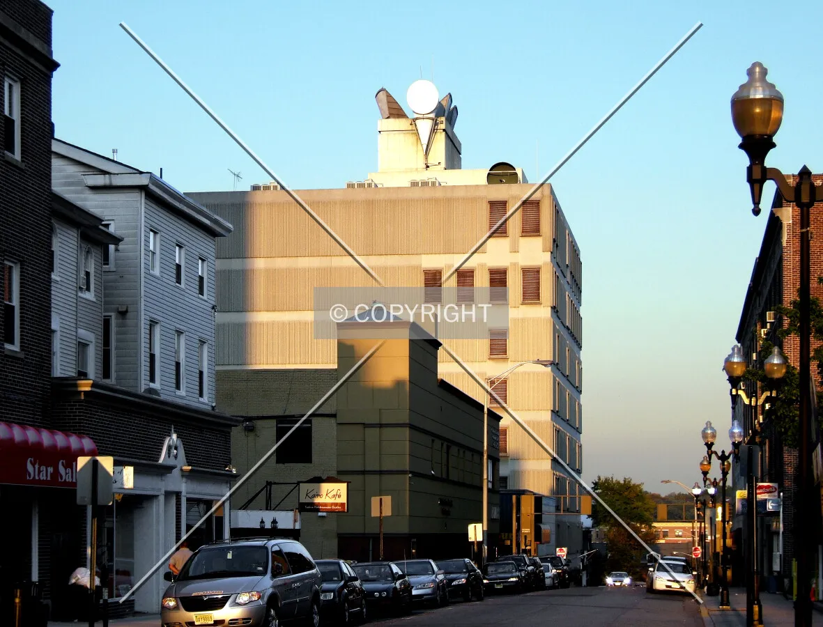 View from the southwest along Bayard Street