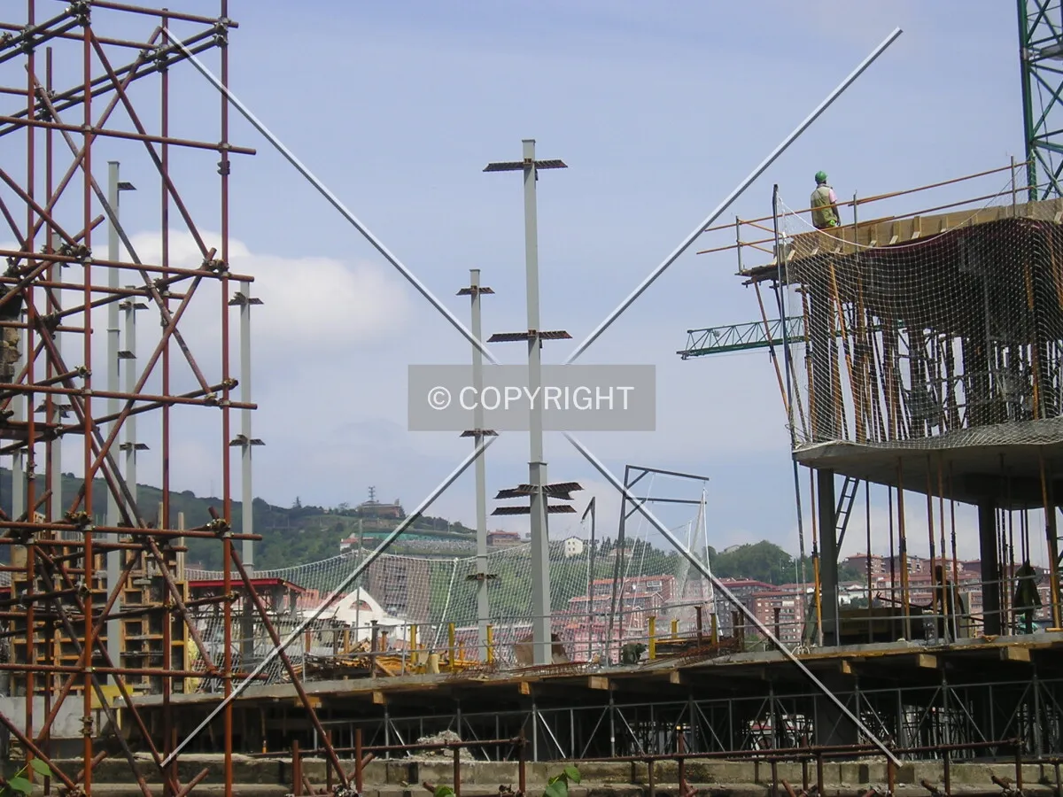 View of the structure
