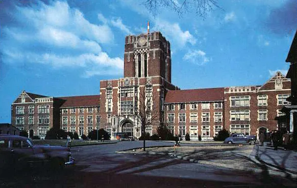Vintage view from the southeast