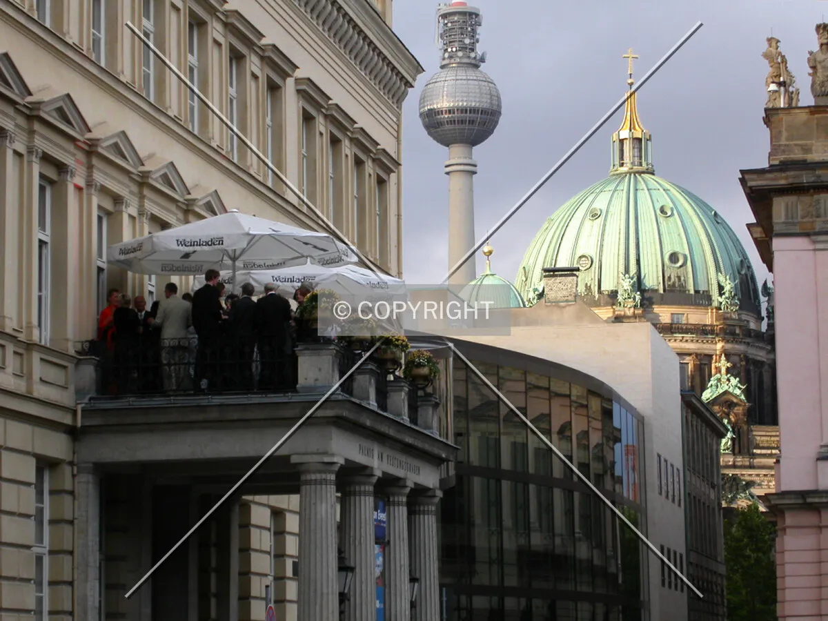 The museums area in Mitte