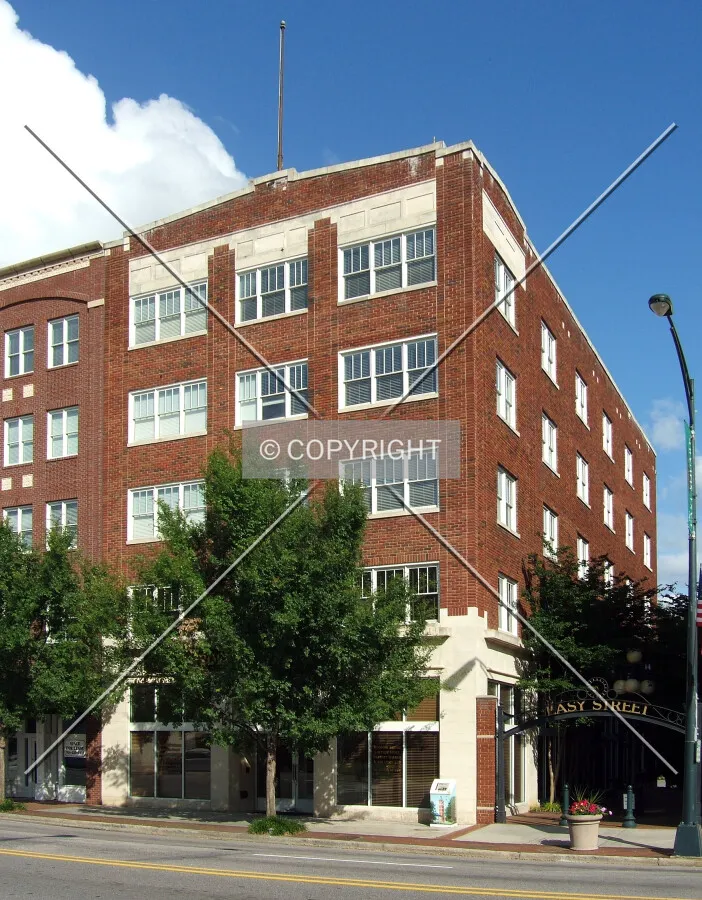 View from the west of the original Norman Building