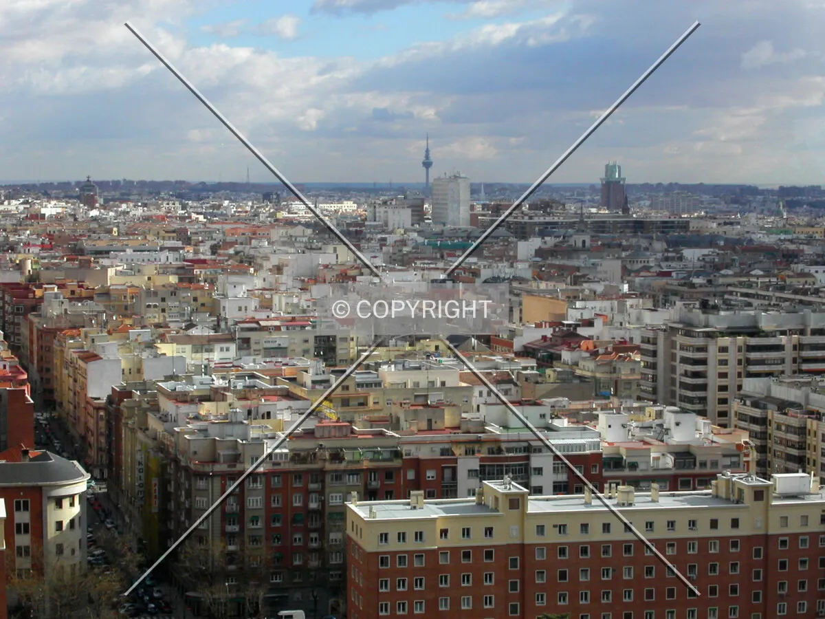 The district as seen from the air