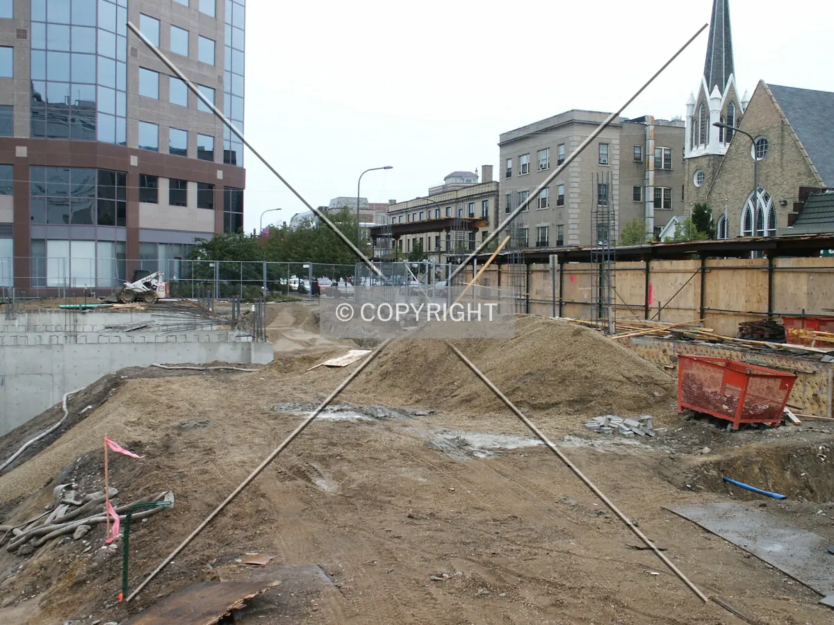 South edge of the site