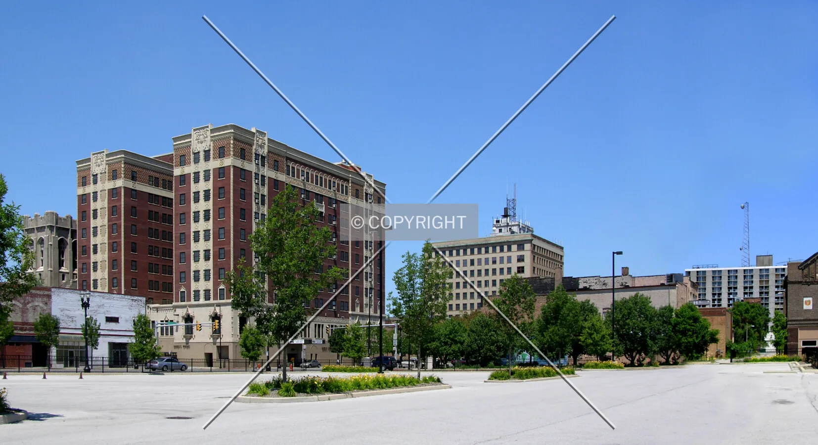 Downtown skyline from the southeast