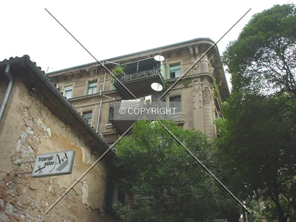 Typical residential building in Rijeka