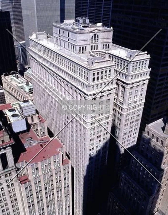 View to the northwest from 40 Wall Street