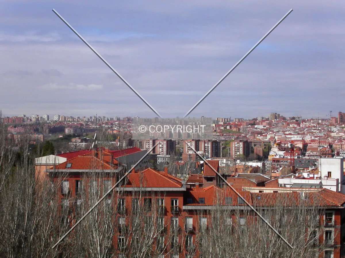 The district as seen from Puente de Segovia
