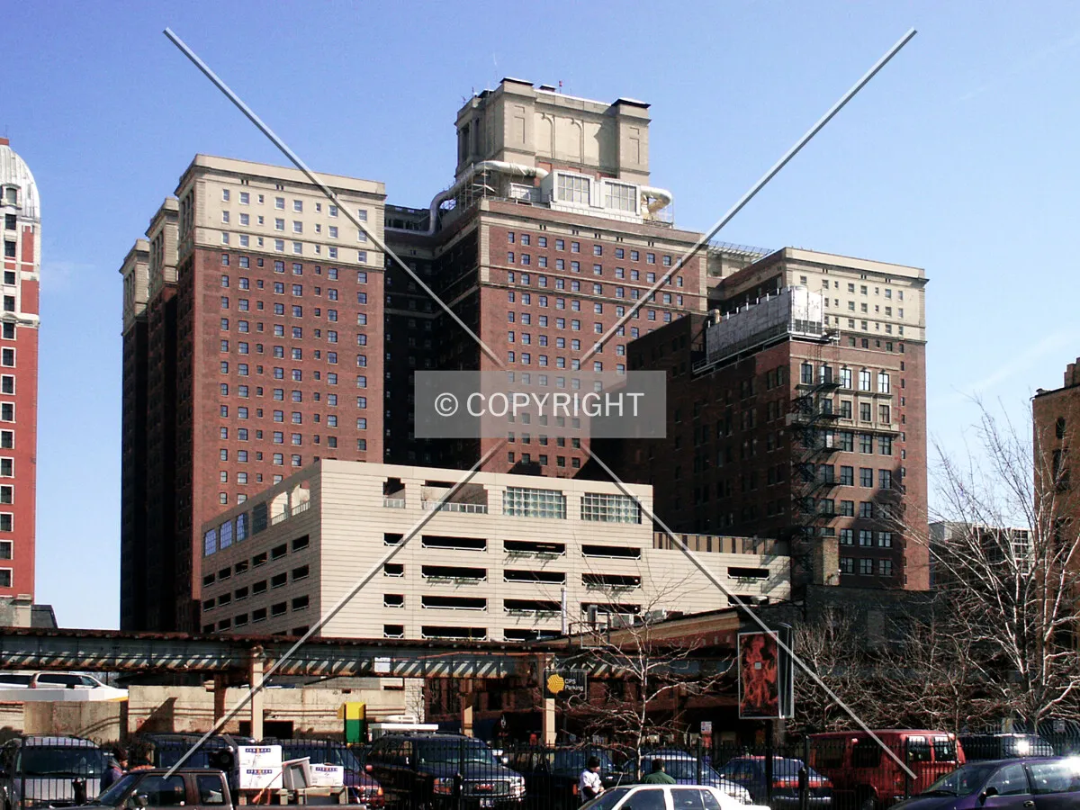 Looking southeast from State Street