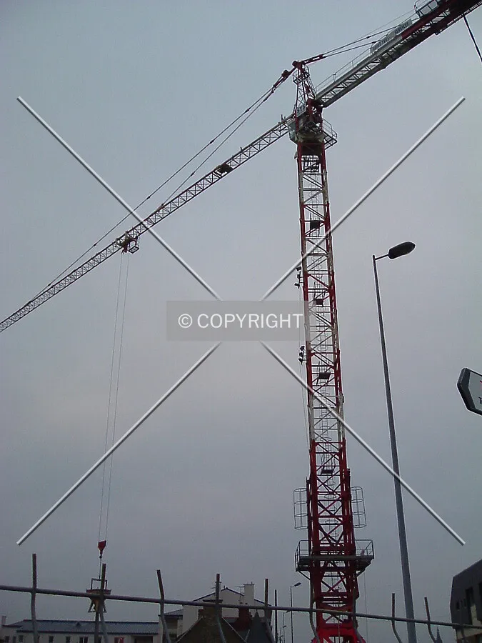 La grue installée Avenue de Strasbourg