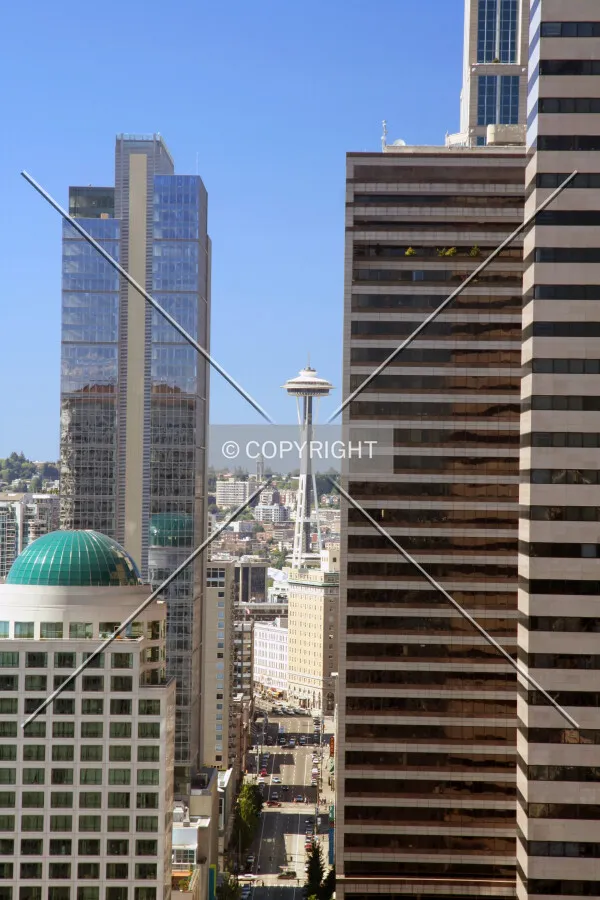 View northwest from Smith Tower