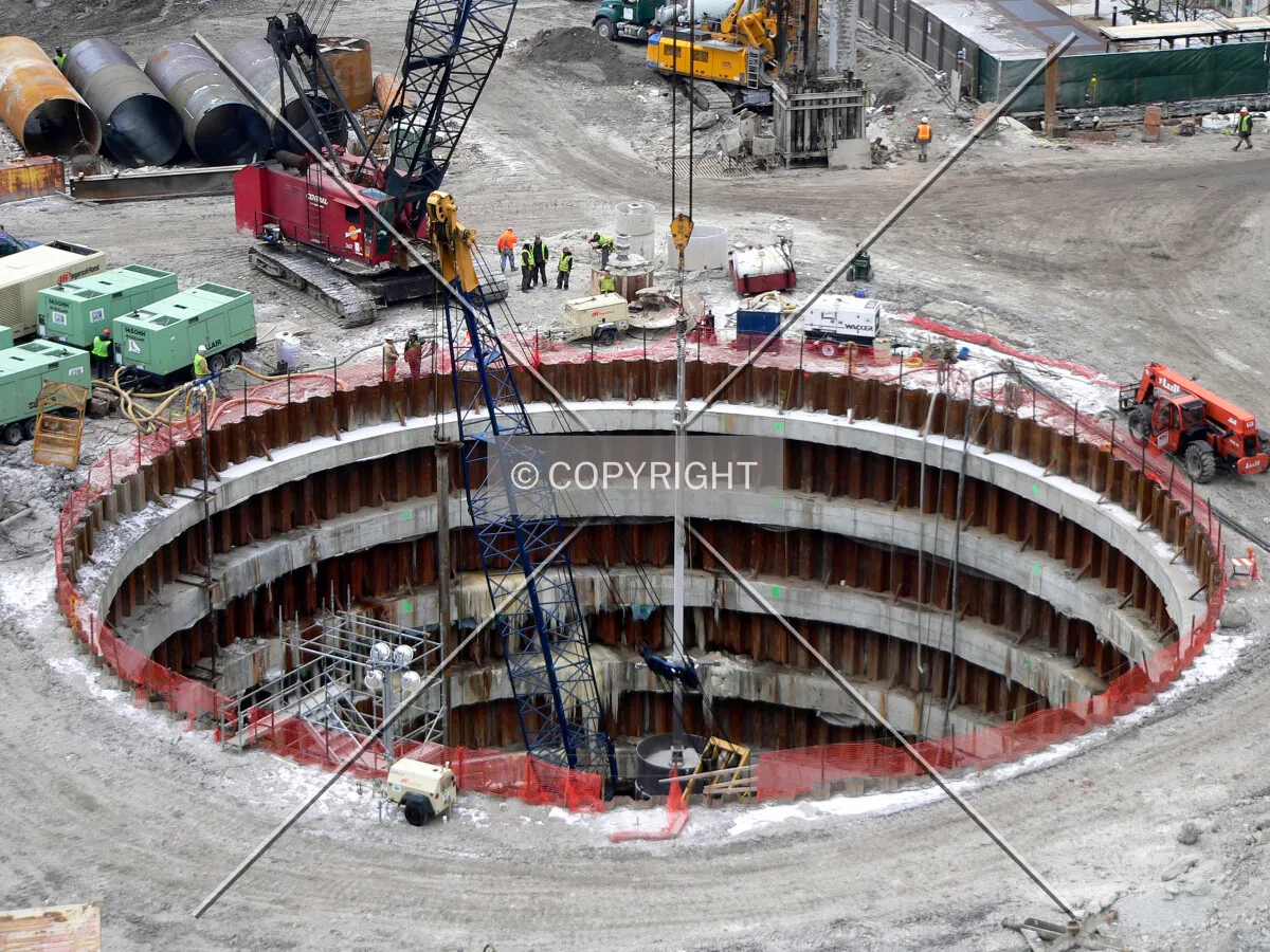 View of the core area