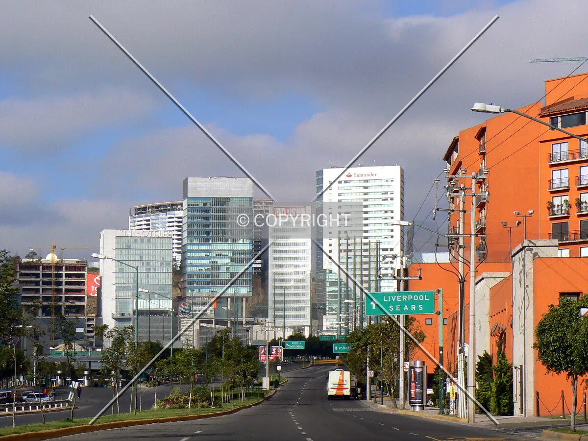 Santa Fé District, view from the northeast