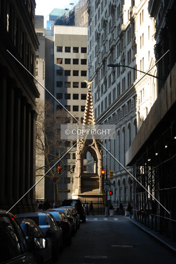 View toward Broadway from Nassau Stree