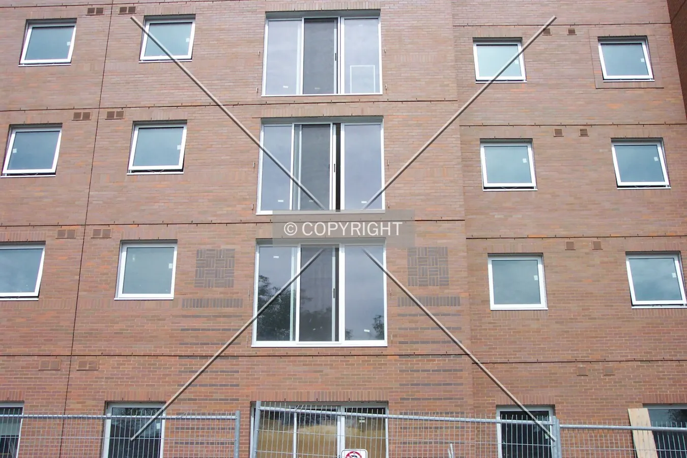 South brick facade
