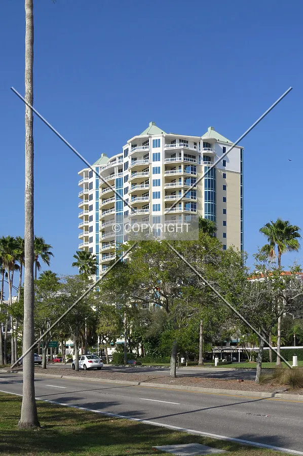 View to the north across Bayfront Drive