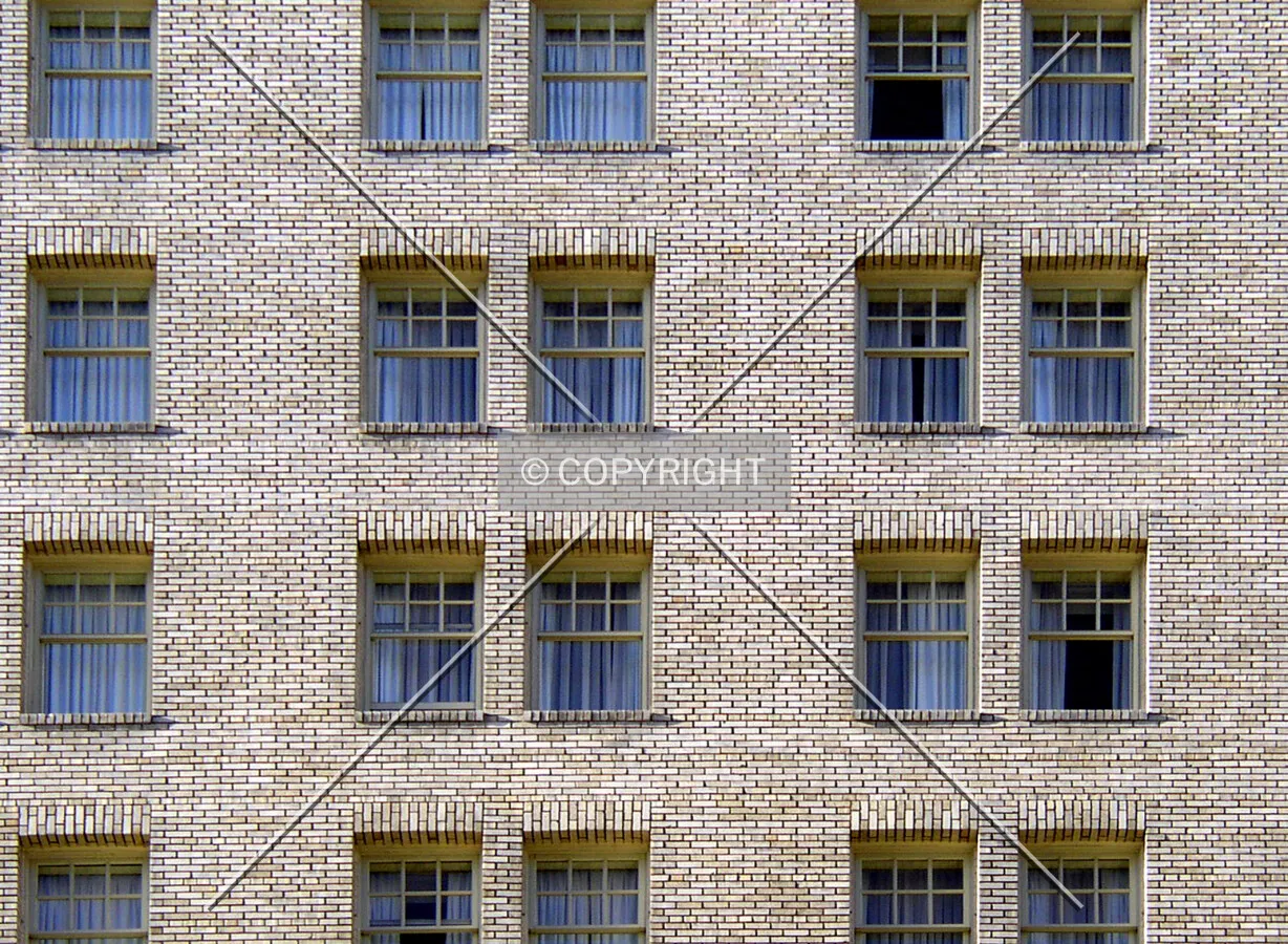 Detail of the northern facade