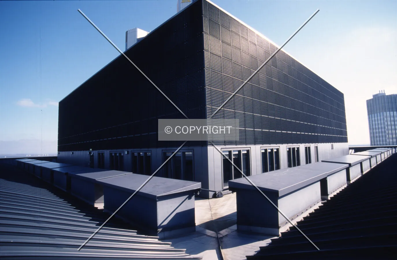 Addition on the rooftop of the building