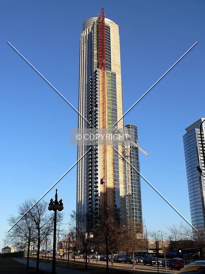 View to the east from Michigan Avenue near Roosevelt Road