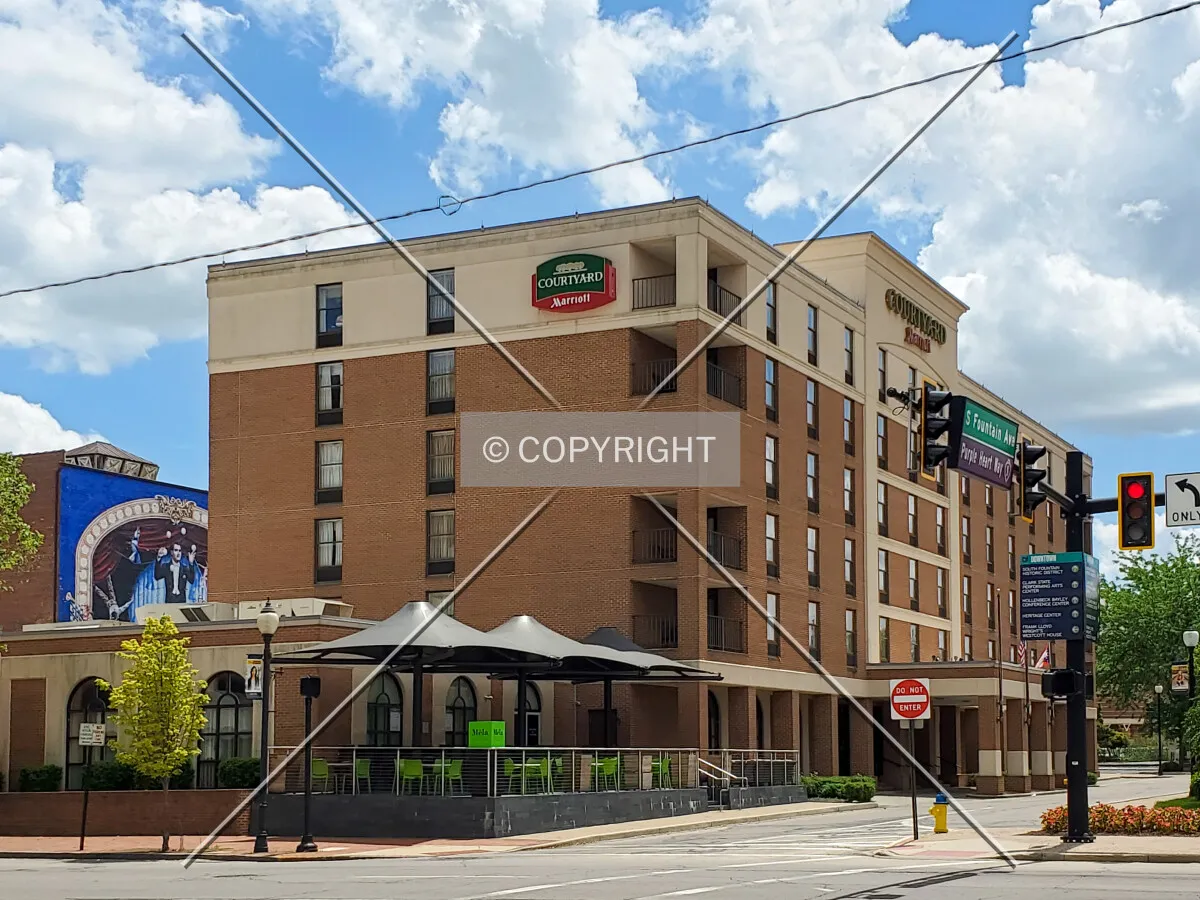 Northwest view; May 25, 2020