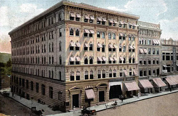 Vintage view from the northwest