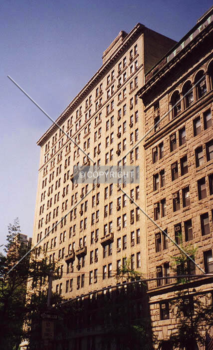 View from northeast along Lexington Avenue