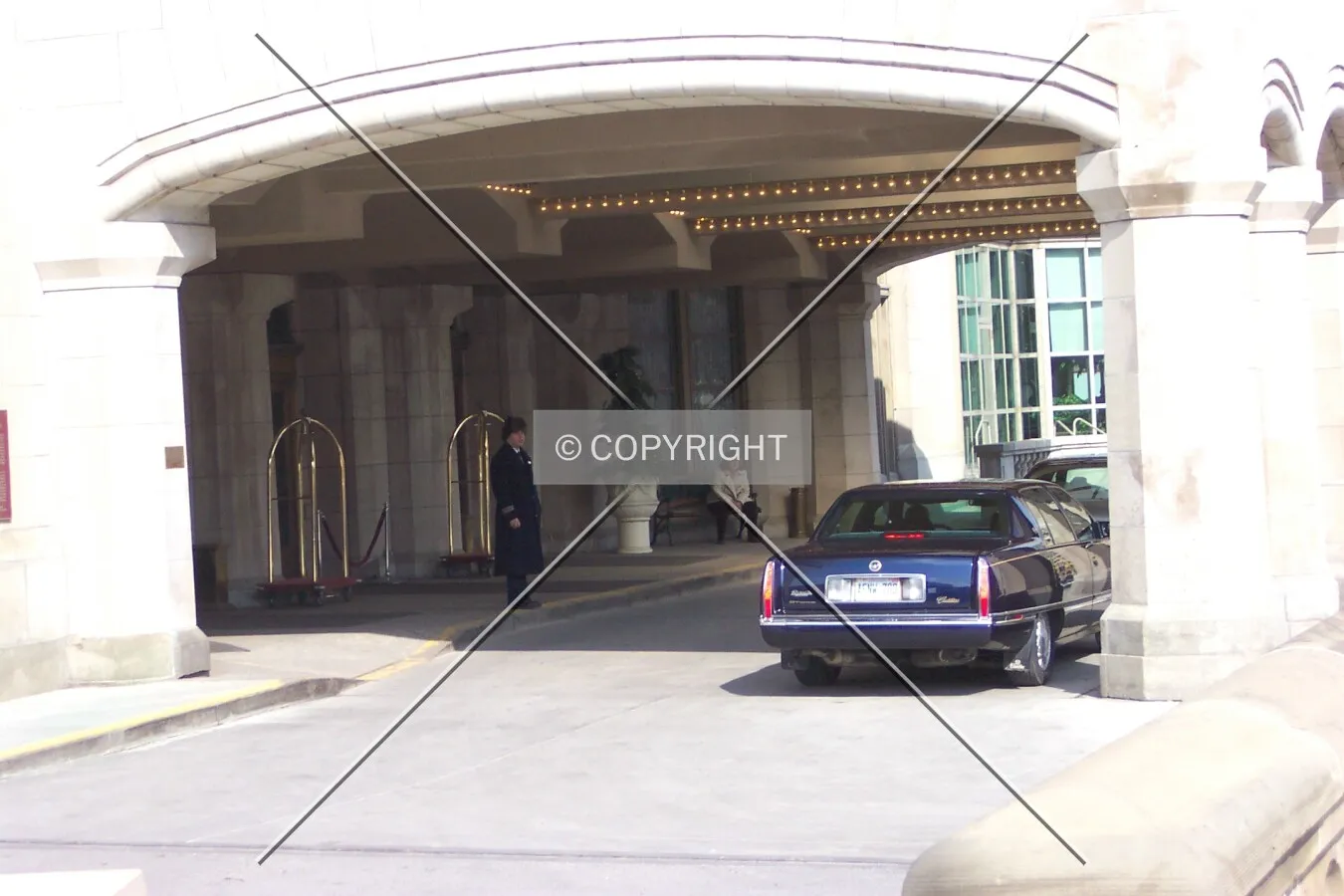 The front entrance
