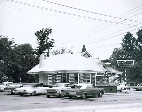 Vintage view from the southeast