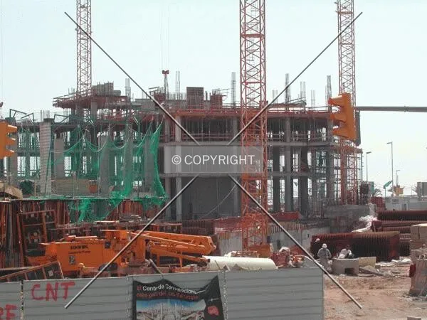 View of the building from the shopping mall Diagonal Mar