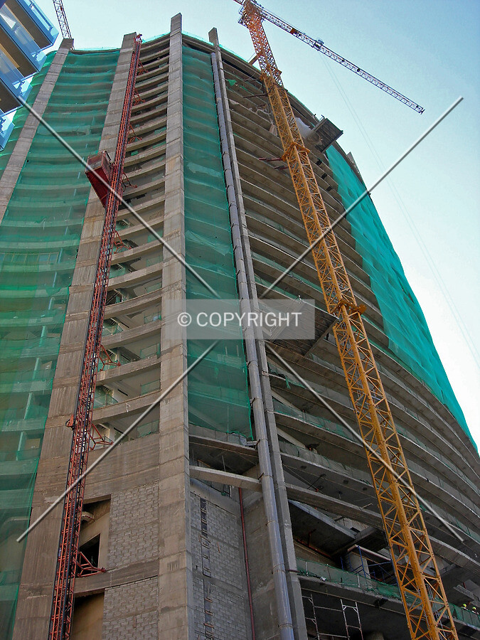 Looking up from Professor Wafic Sinno Avenue
