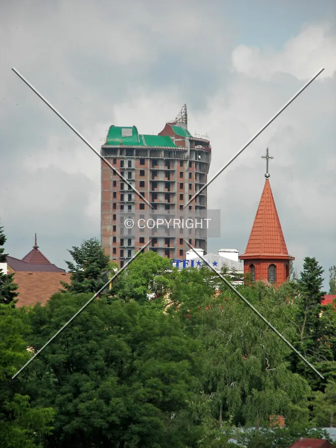Distant view from the east