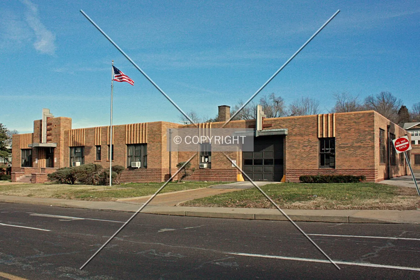 View from the southwest