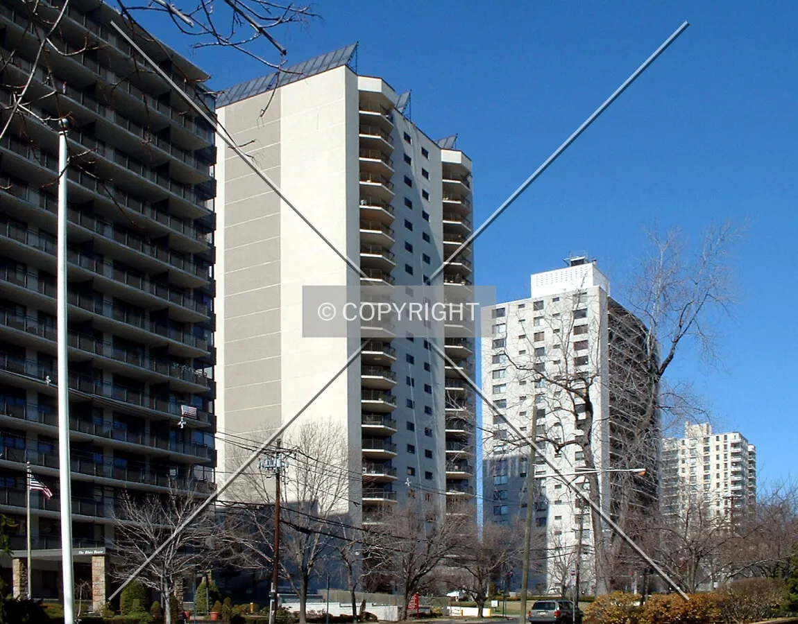 View from the south along Prospect Avenue