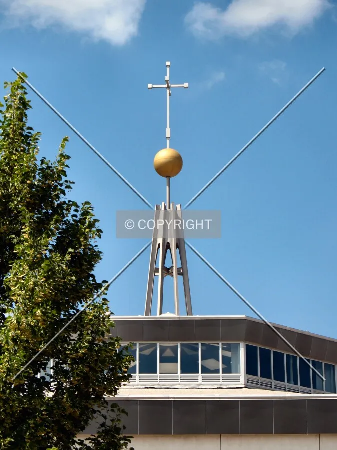 Spire from the south