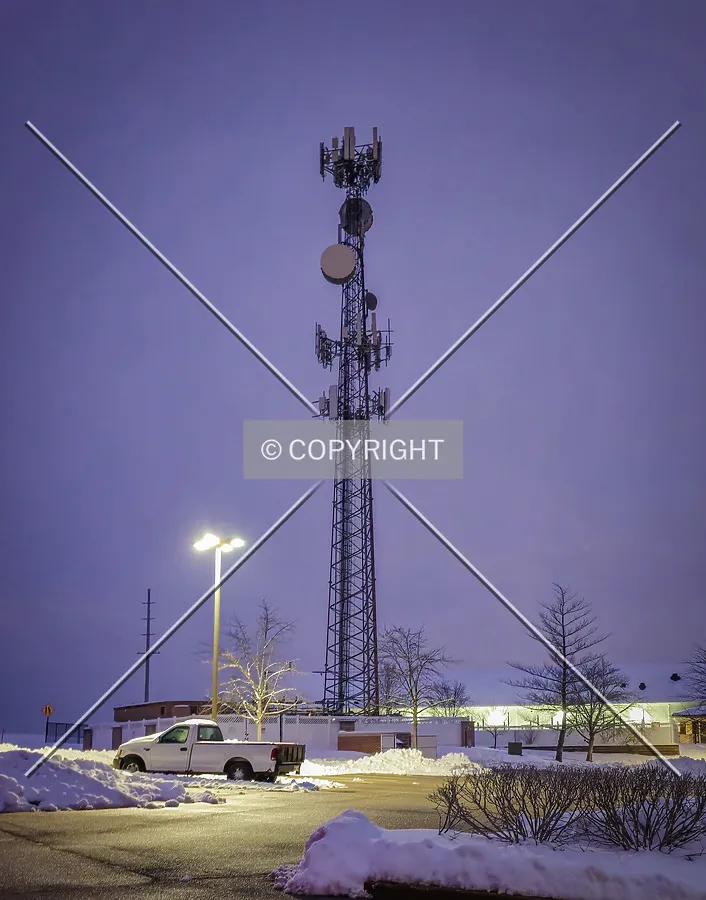 Early evening view from the southeast; January 10, 2025