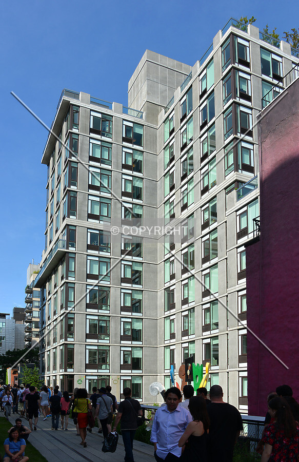 View from the southwest on the High Line