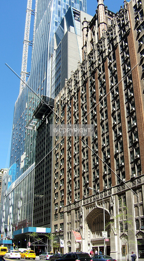 View from the southeast on 57th Street