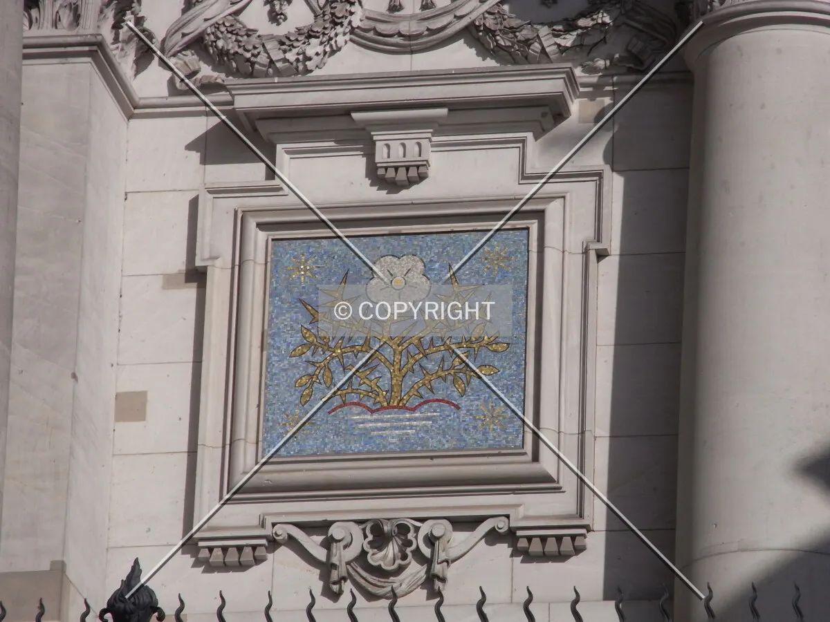Mosaic on facade of Berlin dome