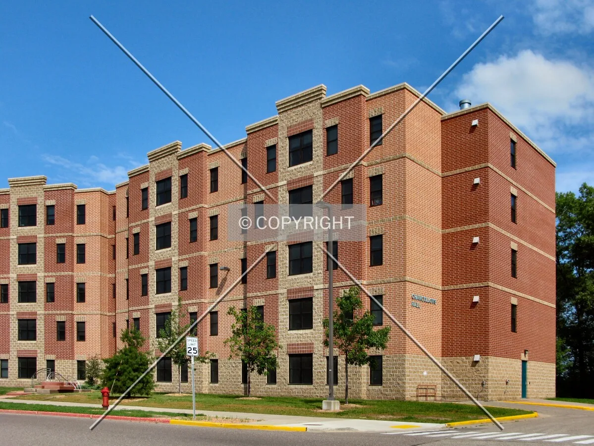 Southeast corner from across University Drive