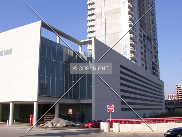 Base of the building from Madison Street