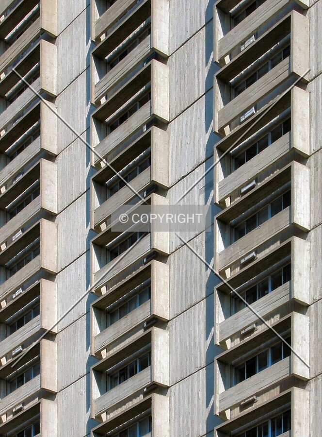 Fenestration from North Grotto Street
