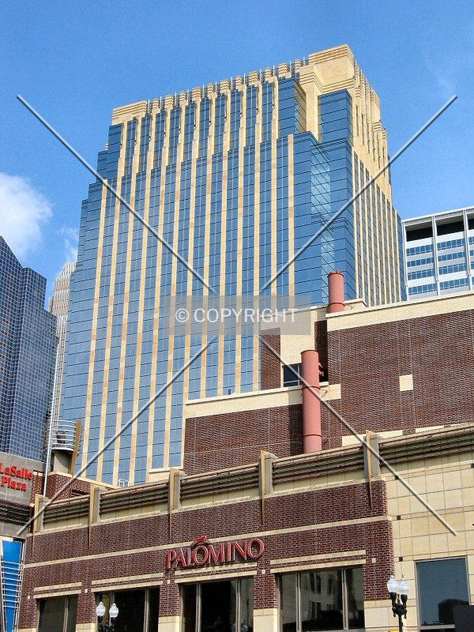 Looking up from Hennepin Avenue