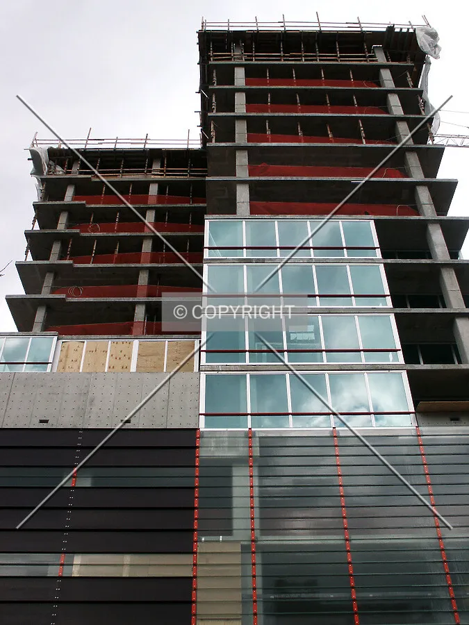 Looking up the south side