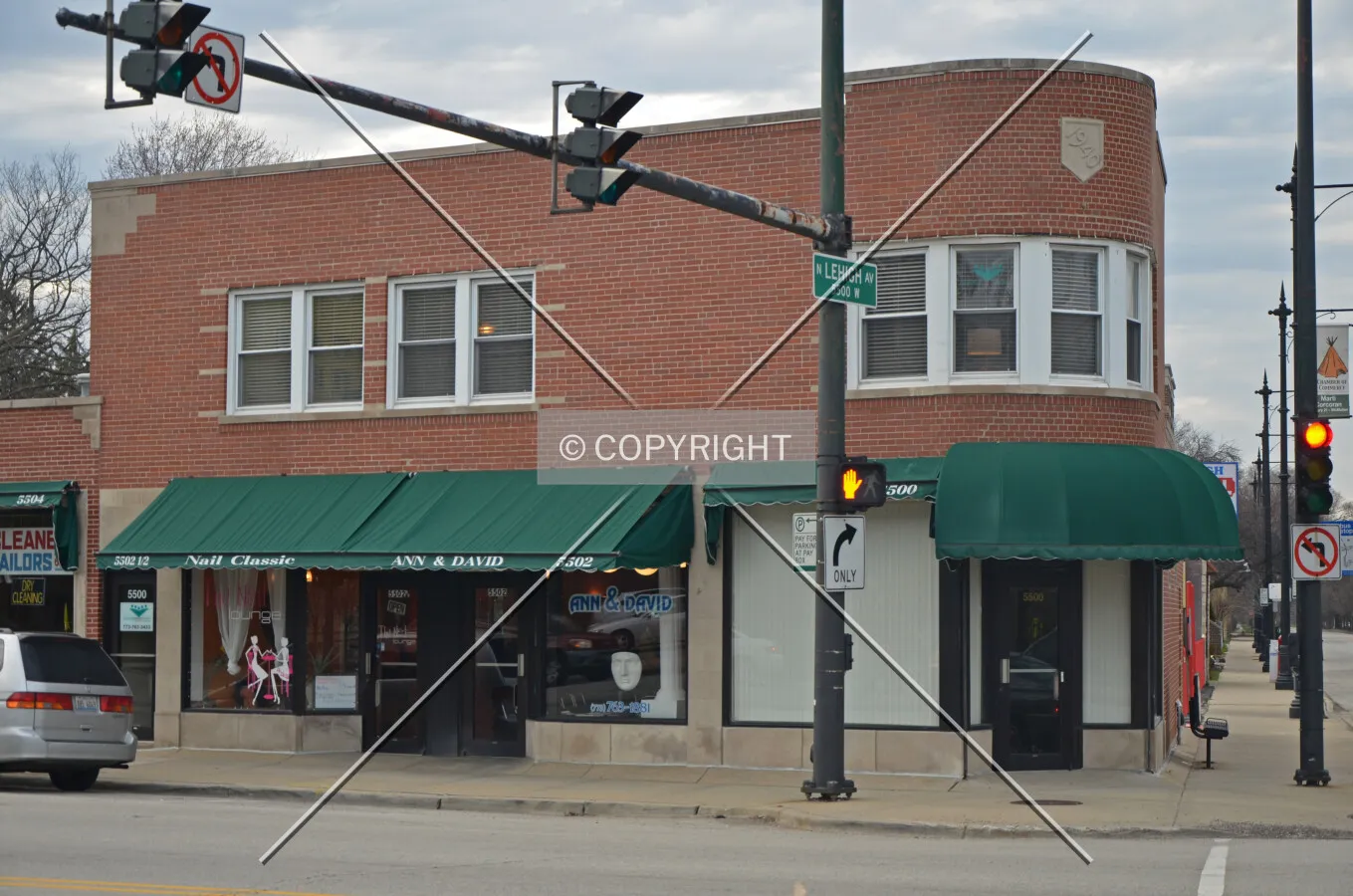 Viewed from across Devon Avenue, April 16, 2013