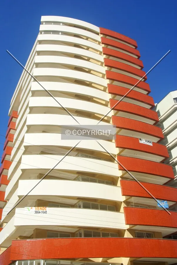 Looking up from across General Firmino Paim Street