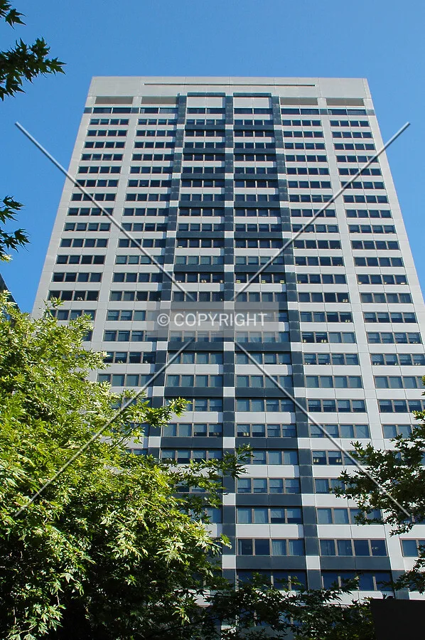 Looking up the north side