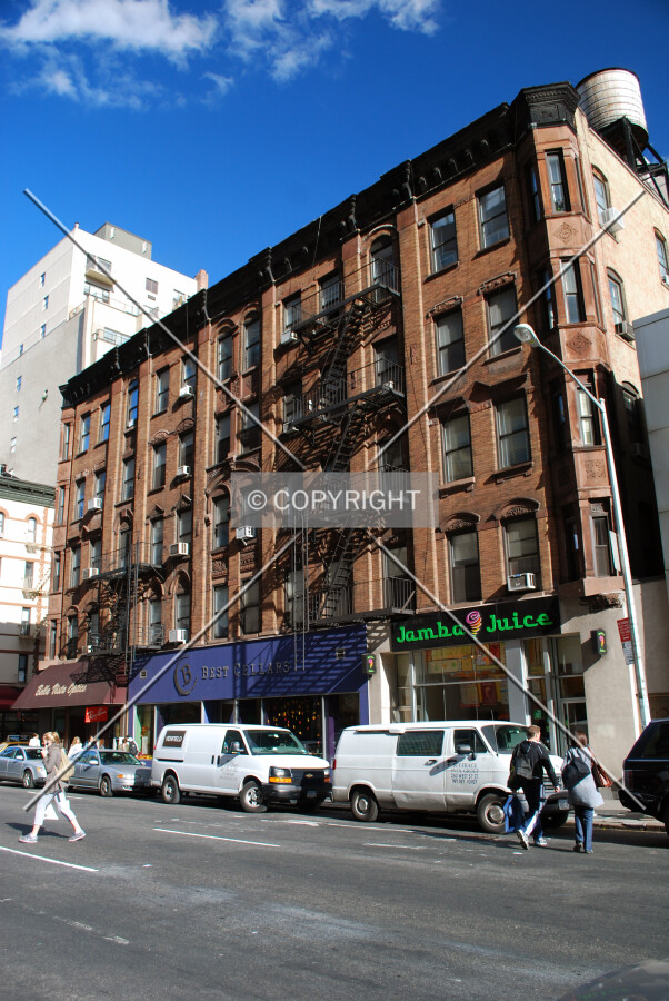 Viewed from the west along Lexington Avenue