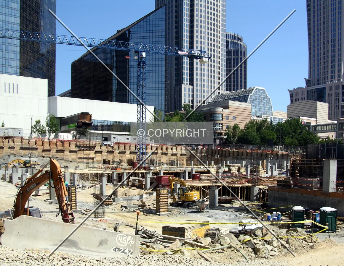 Looking northwest from East 4th Street